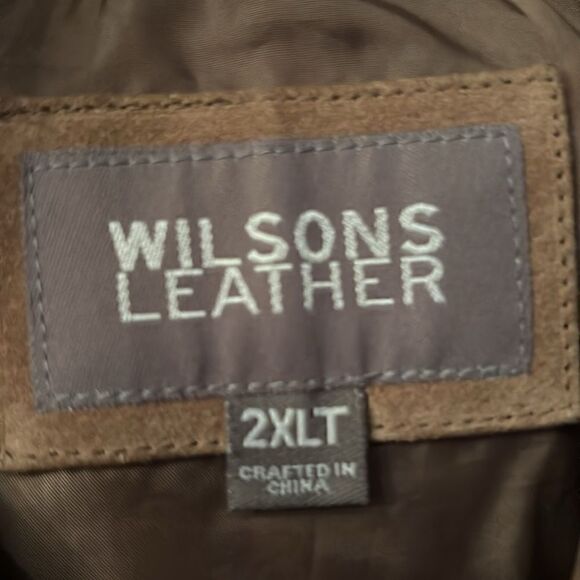 Wilson Leather Tan Zip Up Jacket - Picture 8 of 8